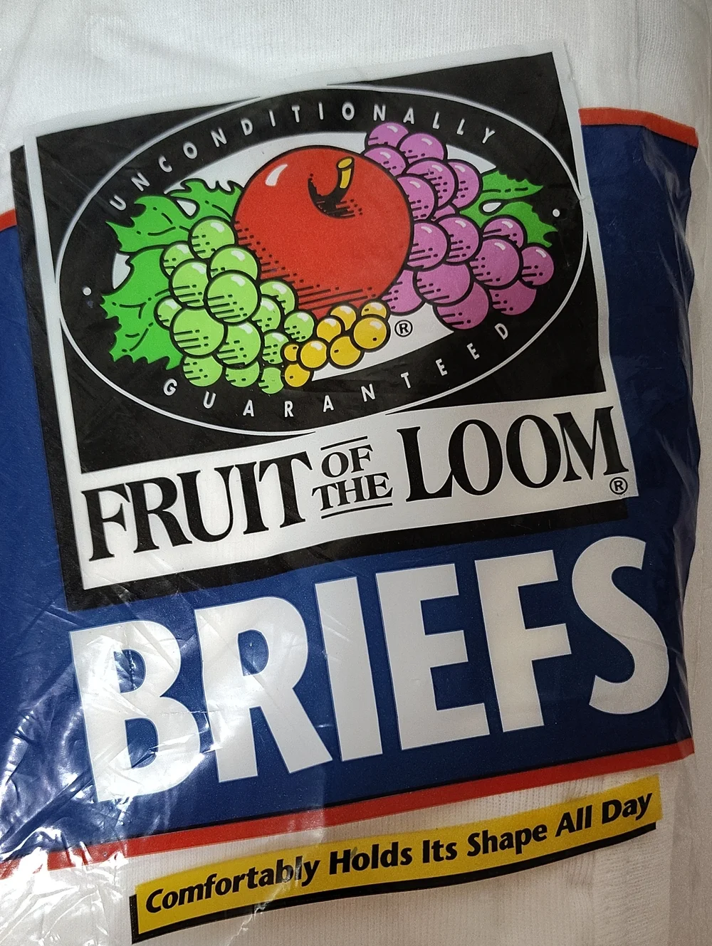 Vtg FTL 1996 Fruit of the Loom Men's Classic White Briefs - 3Pack - Size XL